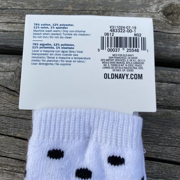 Old Navy Ballet-Slipper Graphic Bow-Tie Socks for Baby - Picture 5 of 11